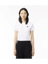 Women s Training Basic T Shirt White - LACOSTE - BALAAN 2