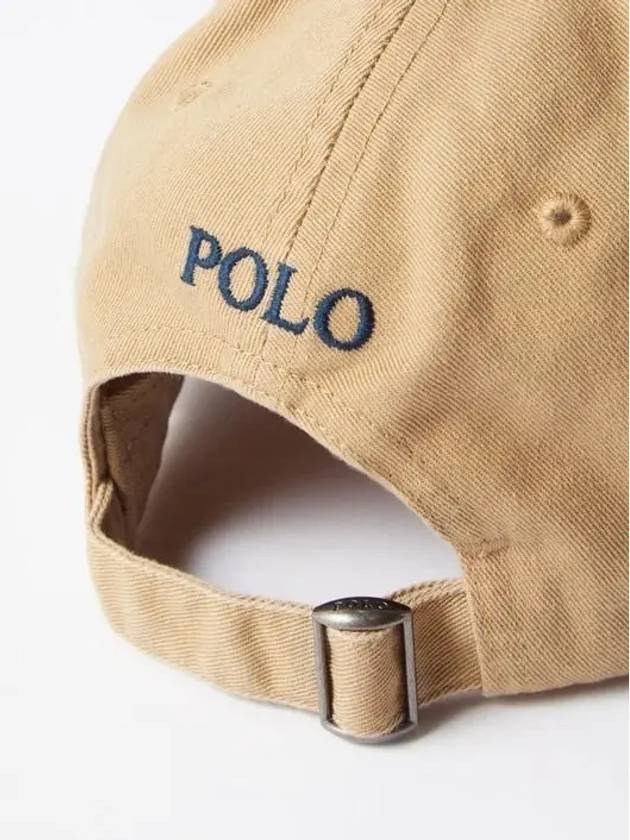 Logo Embroidered SixPanel Cotton Twill Baseball Cap - POLO RALPH LAUREN - BALAAN 3