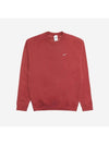 NRG Solo Swoosh Crew Neck Fleece Sweatshirt Cedar - NIKE - BALAAN 1