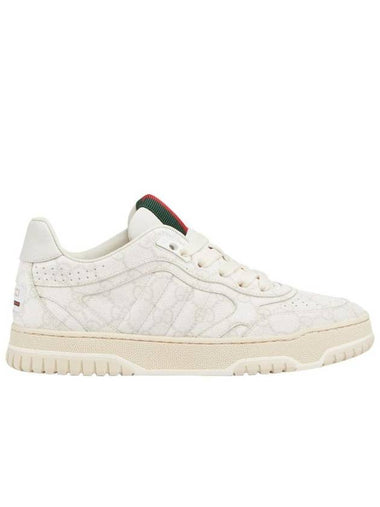 Re Web Low Top Sneakers Beige White - GUCCI - BALAAN 1