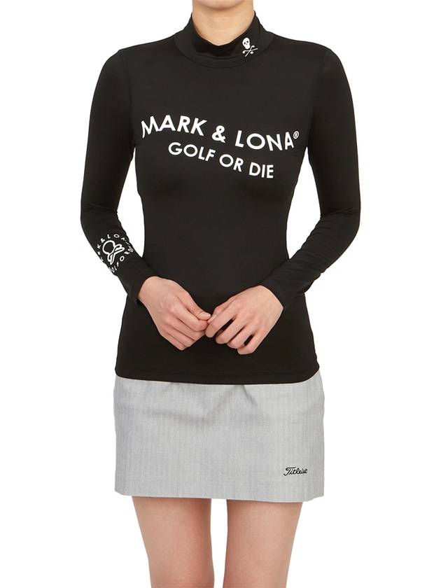 Golf Wear Women s Long Sleeve T Shirt MLW 3C AU01 BLACK - MARK & LONA - BALAAN 6