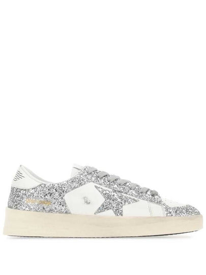 Stardan Glitter Low Top Sneakers Silver - GOLDEN GOOSE - BALAAN 2