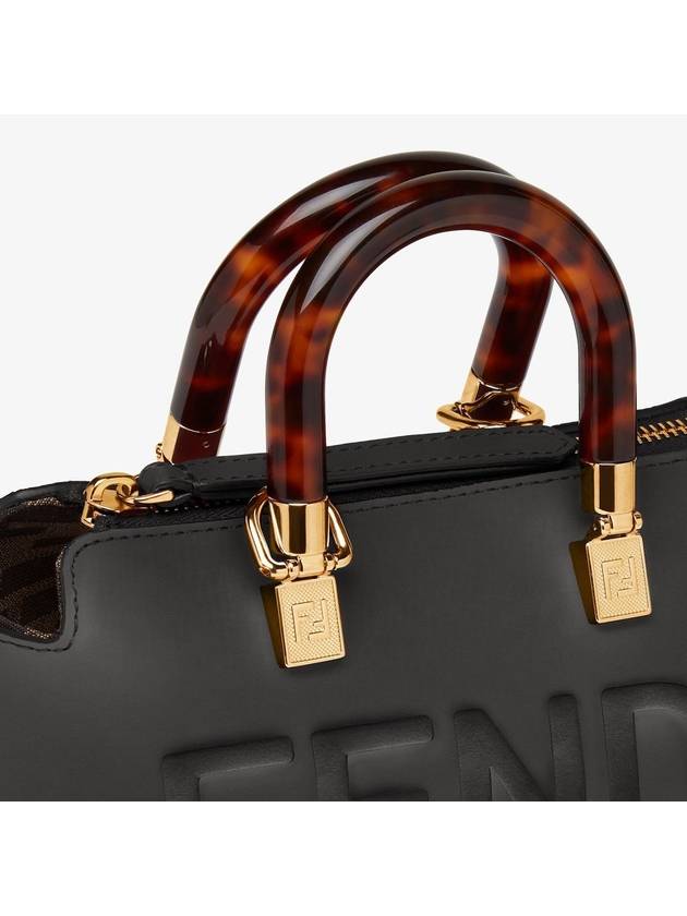 By The Way Small Leather Tote Bag Black - FENDI - BALAAN 6