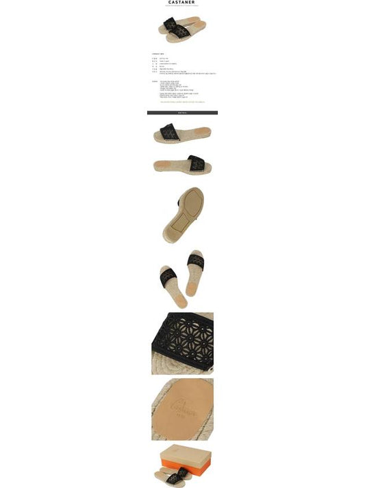 Women's PENNI Slippers 022744 100 BLACK CTS004bk - CASTANER - BALAAN 2