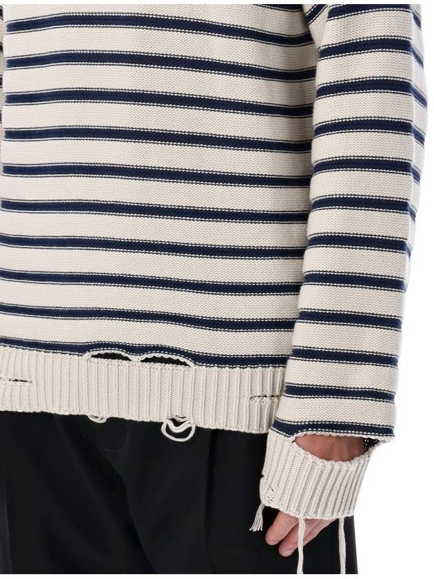 CREWNECK STRIPES BROKEN - MAISON MARGIELA - BALAAN 3