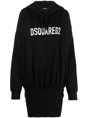 23 fw Logo Cotton Sweat Maxi Dress S75CV0617S25538900 B0710436499 - DSQUARED2 - BALAAN 1