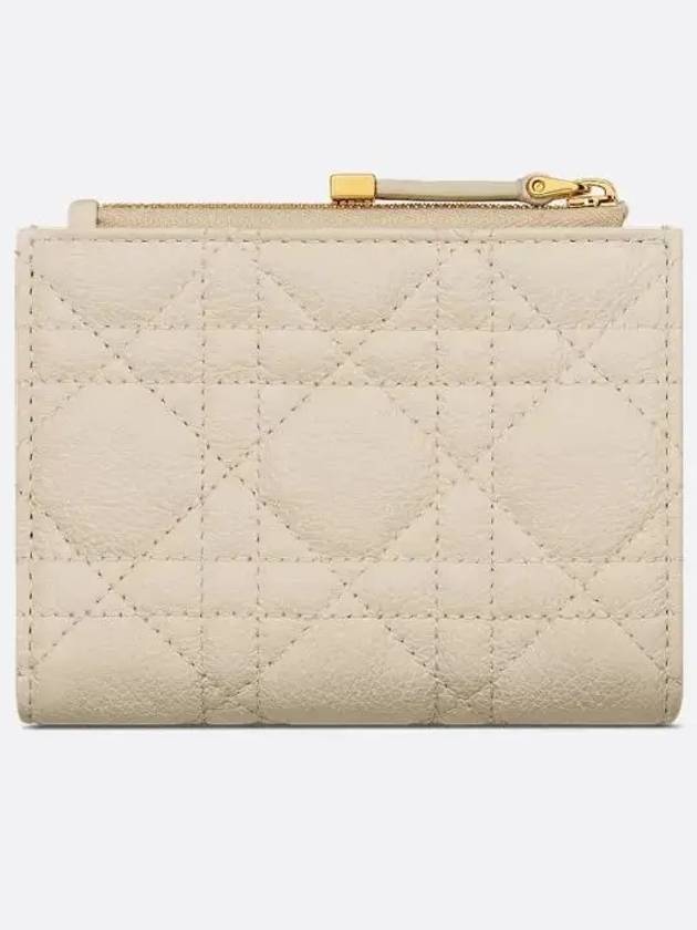 Caro Dahlia Half Wallet Ivory - DIOR - BALAAN 6