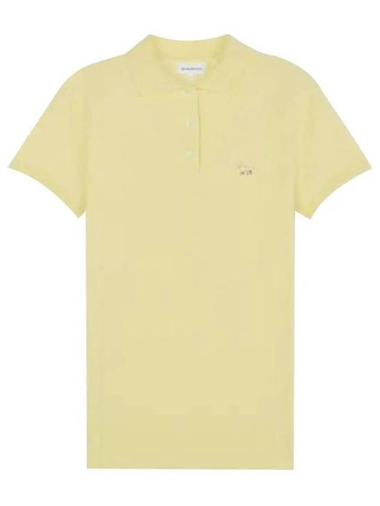 Baby Fox Patch Regular Polo Shirt Yellow - MAISON KITSUNE - BALAAN 2