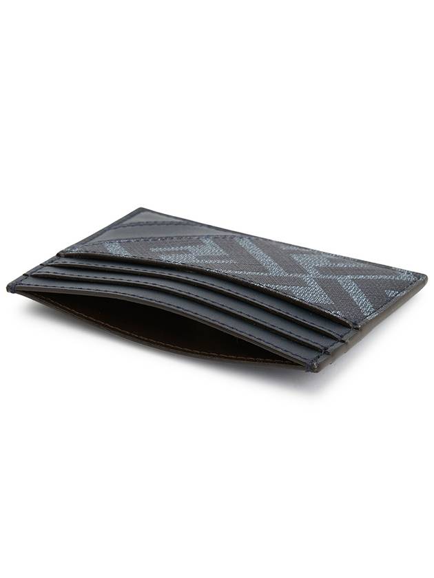 Diagonal Card Wallet Dark Blue - FENDI - BALAAN 5