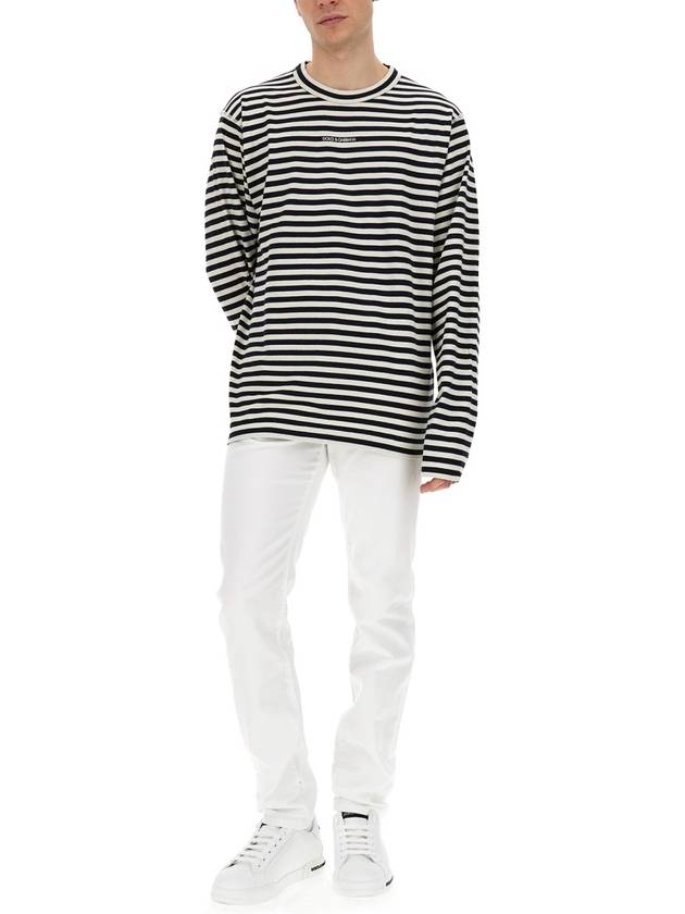 Striped T-Shirt G8RK8TG7K3P - DOLCE&GABBANA - BALAAN 3