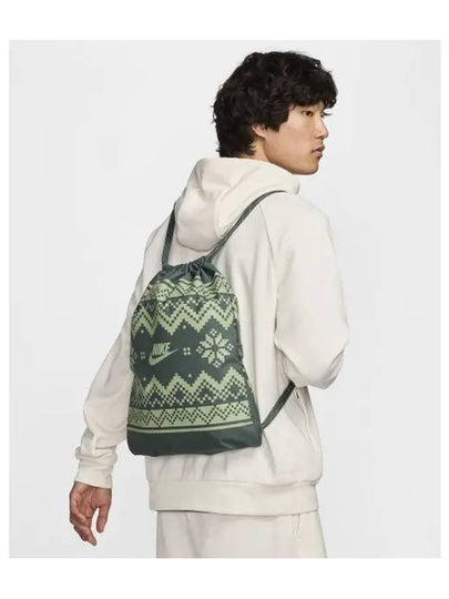 Heritage Drawstring Bag Green - NIKE - BALAAN 2