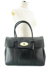 Small Bayswater Classic Grain Tote Bag Black - MULBERRY - BALAAN 2