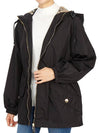 Nylon Lightweight Hooded Jacket Black - BURBERRY - BALAAN 7