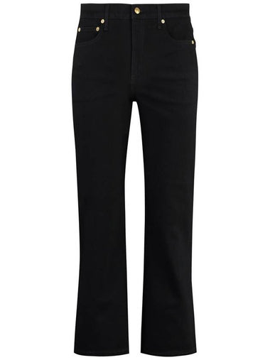 Tory Burch Cropped Flared Jeans - TORY BURCH - BALAAN 1