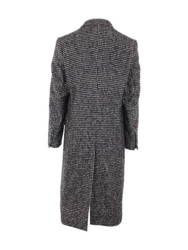 Embroidered Acrylic Blend Double Coat Grey - DOLCE&GABBANA - BALAAN 3