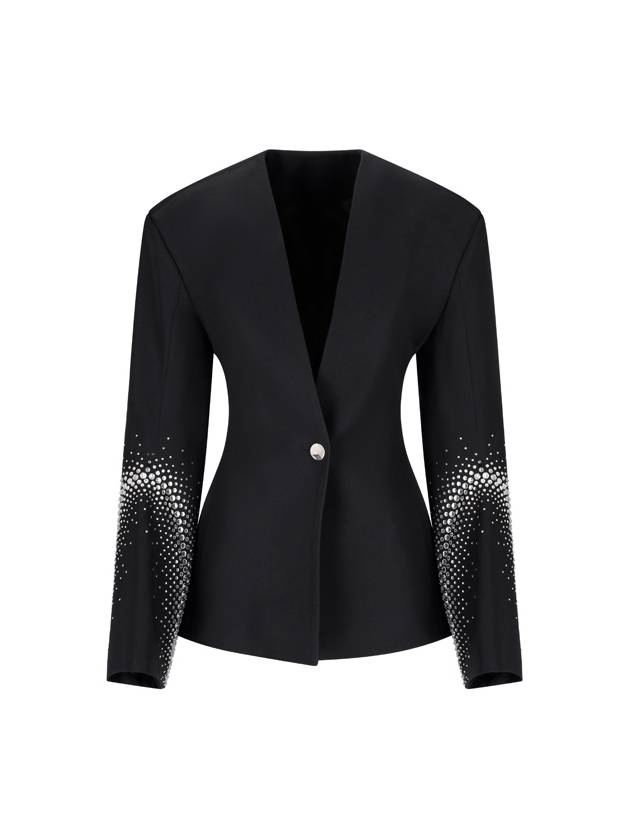 BLAZER BLACK AND SILVER - THE ATTICO - BALAAN 1