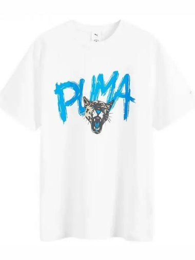 Graphic Short Sleeve T-Shirt White - PUMA - BALAAN 1