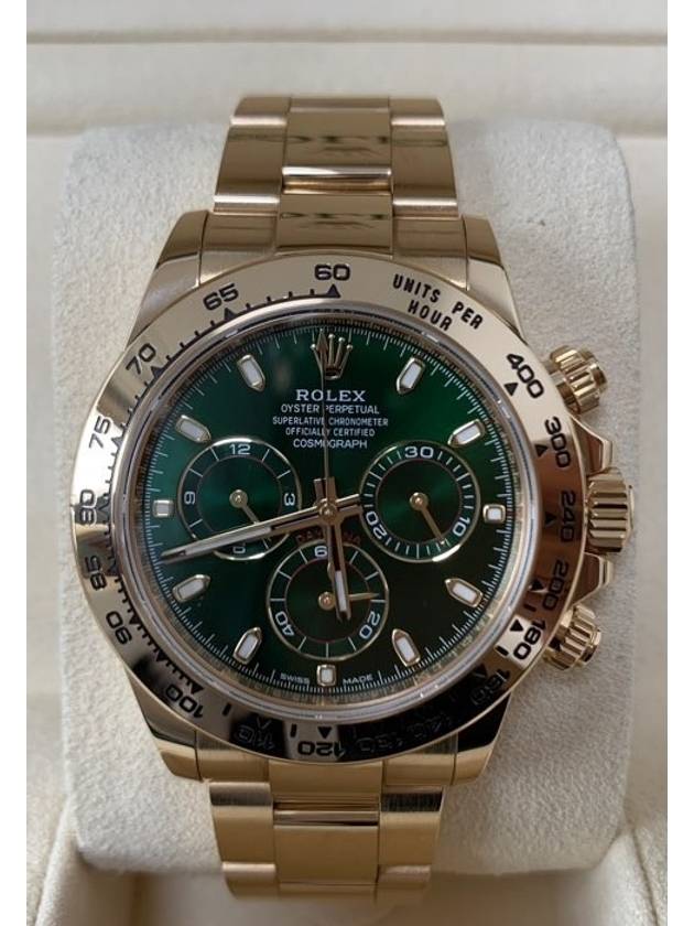 Rolex Daytona Hulk Green Gold Box 116508 18 Years - ROLEX - BALAAN 3