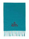 Muffler Scarf 81030007 W00Q7L404 AZURE - VIVIENNE WESTWOOD - BALAAN 2