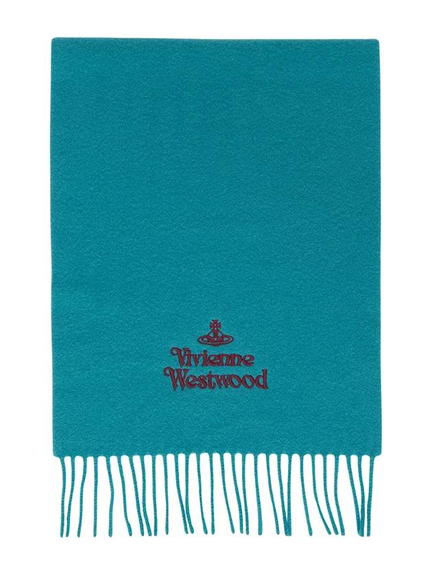 Muffler Scarf 81030007 W00Q7L404 AZURE - VIVIENNE WESTWOOD - BALAAN 2