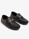 Horsebit Leather Driving Shoes Black - GUCCI - BALAAN 5