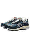 990v3 MiUSA Teddy Santis Low Top Sneakers Navy Castlerock - NEW BALANCE - BALAAN 2