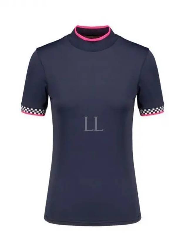 Women's Featherweight Mock Neck Golf Short Sleeve T-Shirt Twilight - G/FORE - BALAAN 2