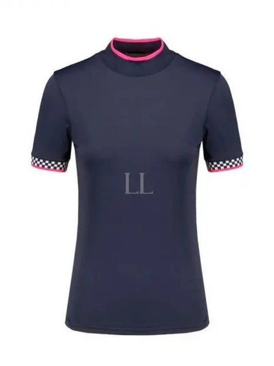 Women's Featherweight Mock Neck Golf Short Sleeve T-Shirt Twilight - G/FORE - BALAAN 2