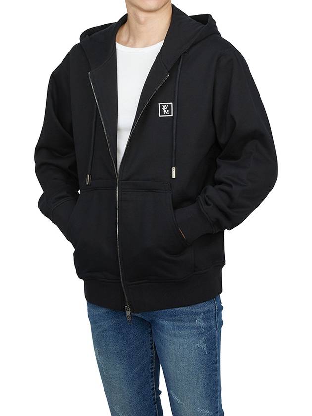 Back logo hooded zip up black - WOOYOUNGMI - BALAAN 6