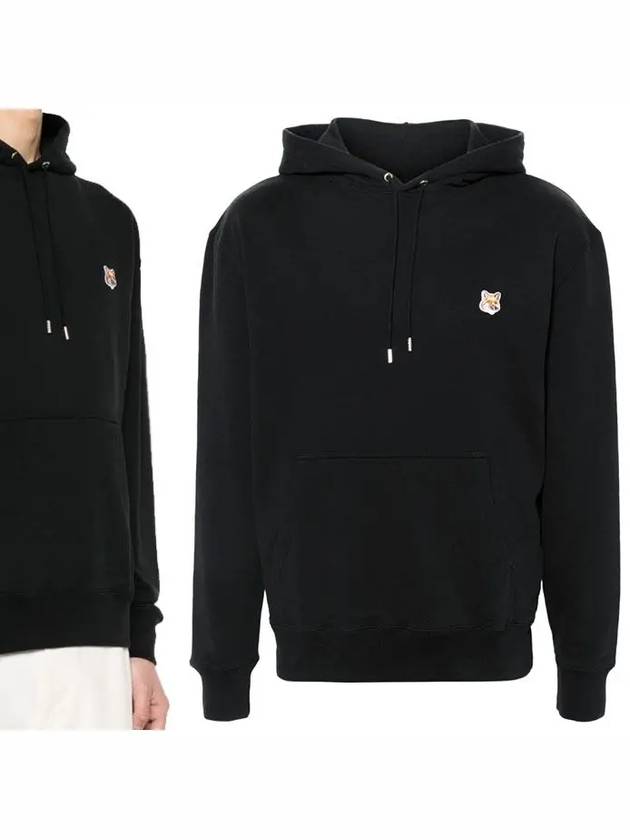 Fox Head Patch Regular Hoodie Black - MAISON KITSUNE - BALAAN 2