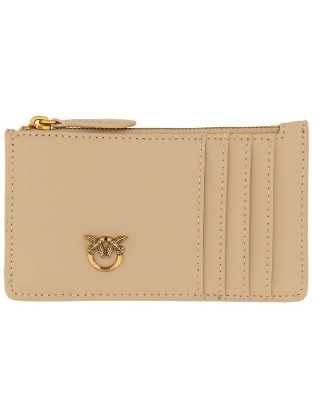 LEATHER CARD HOLDER - PINKO - BALAAN 1