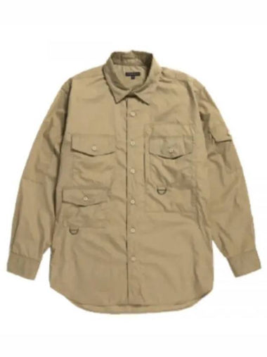 Trail Shirt A Khaki Lt Weight PC Poplin 23F1A026 NQ062 CT251 Light - ENGINEERED GARMENTS - BALAAN 1