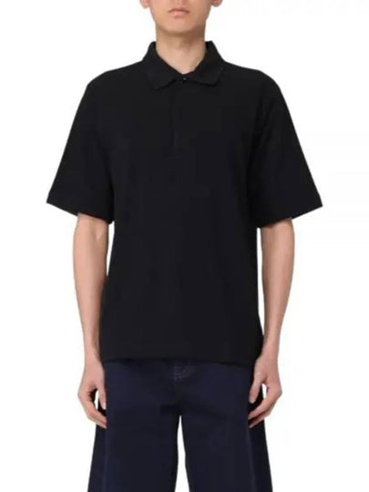 Striped Cuff Polo Shirt Black - BURBERRY - BALAAN 2