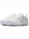 Air Max 97 Low Top Sneakers Triple White Wolf Grey - NIKE - BALAAN 4