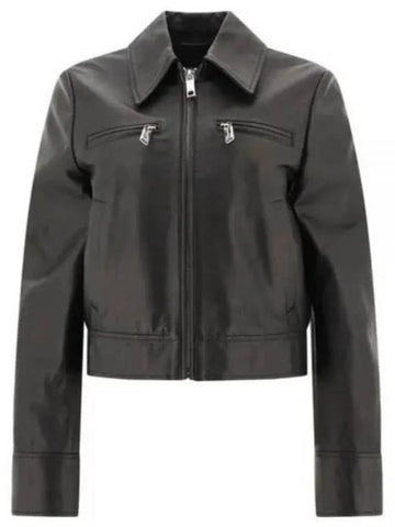 Leather Jacket 770909 Black - MAX MARA - BALAAN 1