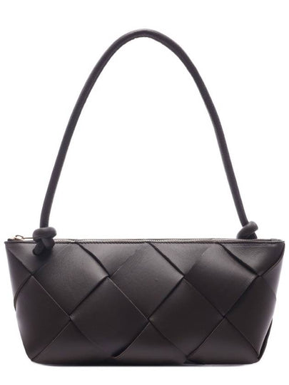 Bottega Veneta Cassette Mini Shoulder Bag Dark Brown - BOTTEGA VENETA - BALAAN 2