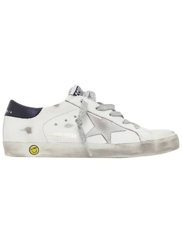 Women's Navy Tab Superstar Low Top Sneakers White - GOLDEN GOOSE - BALAAN 3