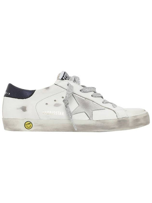 Women's Navy Tab Superstar Low Top Sneakers White - GOLDEN GOOSE - BALAAN 2