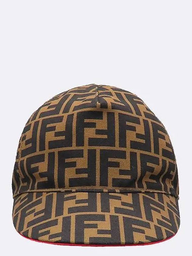 FXQ498 A6NR FF Logo Ball Cap Hat - FENDI - BALAAN 1