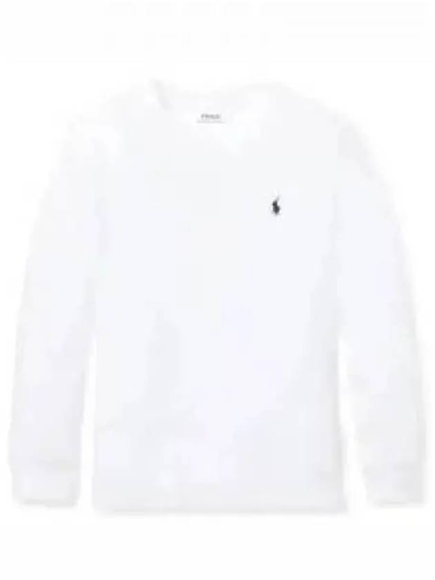 30 points classic fit jersey long sleeve t shirt white - POLO RALPH LAUREN - BALAAN 1