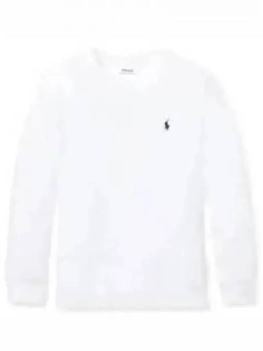 30 points classic fit jersey long sleeve t shirt white - POLO RALPH LAUREN - BALAAN 2