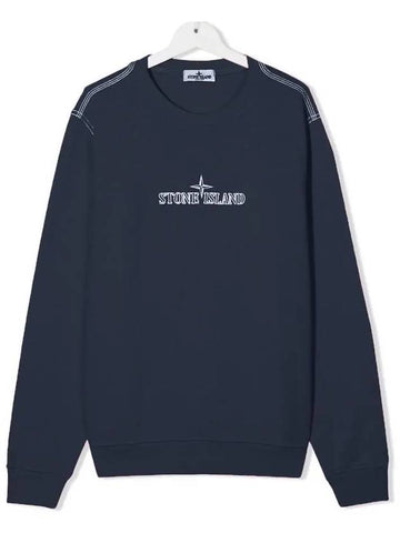 Kids Women Logo Embroidered Sweatshirt 761660943 V0020 - STONE ISLAND - BALAAN 1