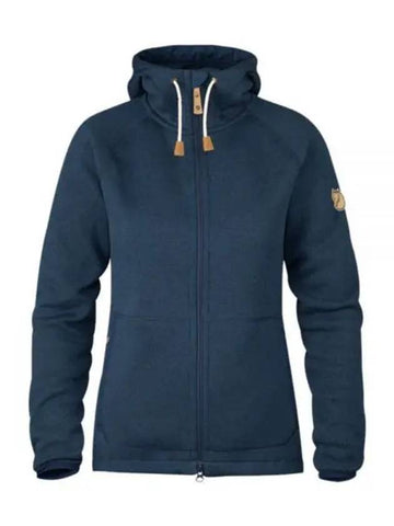 Women s OVIK FLEECE HOODIE Navy 89516560 W DEEP FOREST - FJALL RAVEN - BALAAN 1