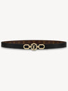 LV Circle Prime 20MM Reversible Leather Belt Black Brown - LOUIS VUITTON - BALAAN 3