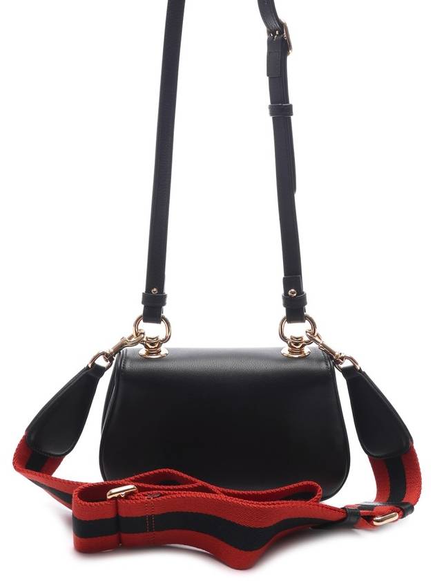 Blondie Small Leather Shoulder Bag Black - GUCCI - BALAAN 5