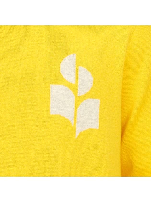 Evans Logo Crew Neck Knit Top Yellow - ISABEL MARANT - BALAAN 9