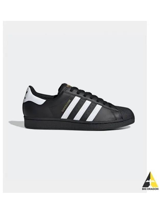 Men's Superstar Low Top Sneakers Core All Black - ADIDAS - BALAAN 2