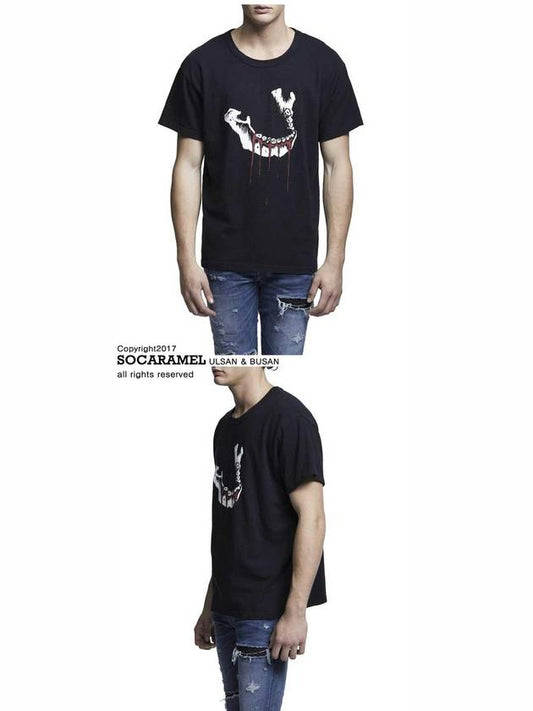 Ulsan Blood Man Double Vintage Round TShirt MST08DIS - AMIRI - BALAAN 2