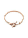 Moments T-Bar Snake Chain Bracelet Rose Gold - PANDORA - BALAAN 2