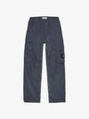 Nylon Metal Econyl Regenerated Cargo Straight Pants Lead Grey - STONE ISLAND - BALAAN 3